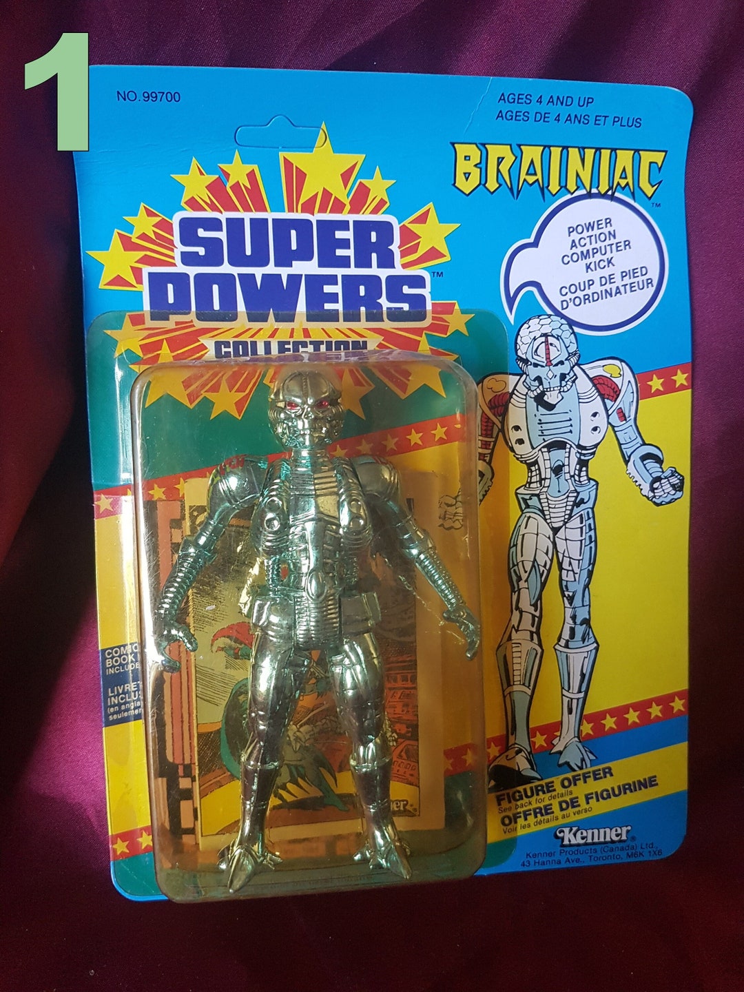 Brainiac Collection Brainiac 1984 Kenner Toys DC Comics Super Powers Collection - Comic ...