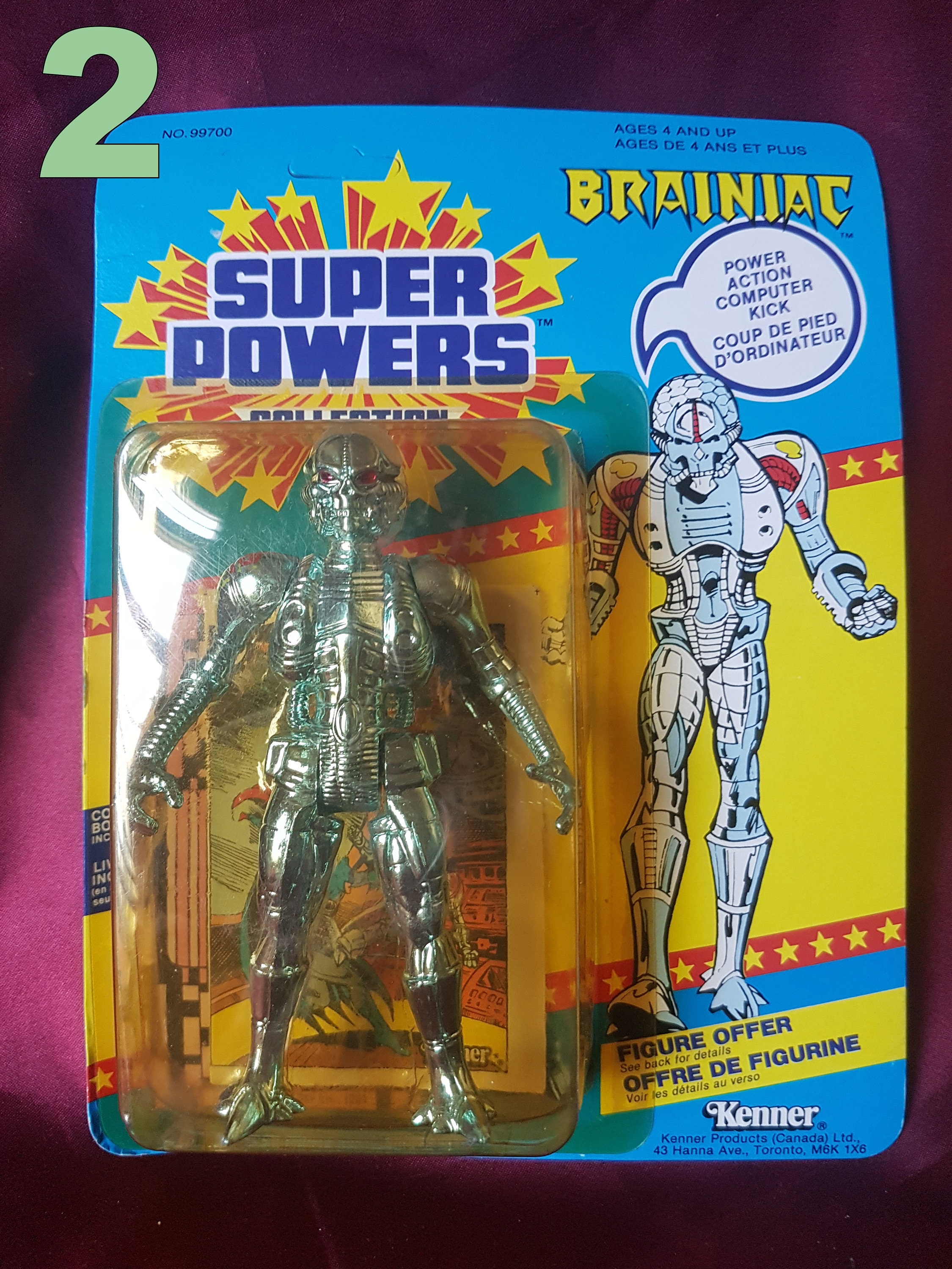 Brainiac 1984 Kenner Toys DC Comics Super Powers Collection 