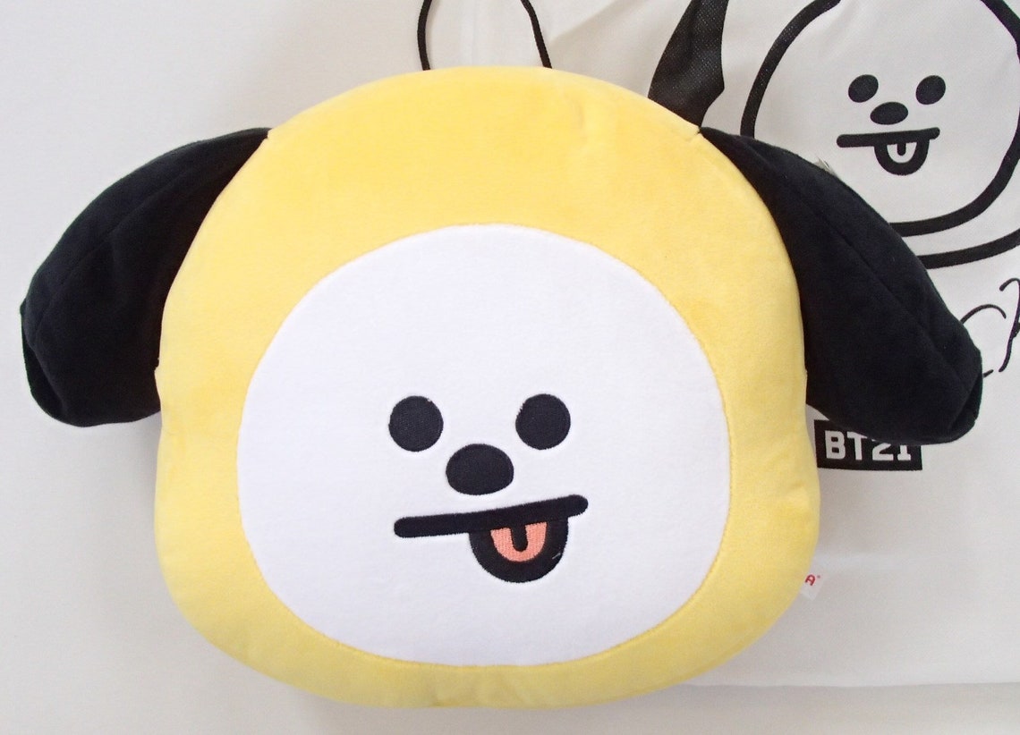 Official BTS BT21 Chimmy KPOP Merch Plush Large Cushion Dust | Etsy