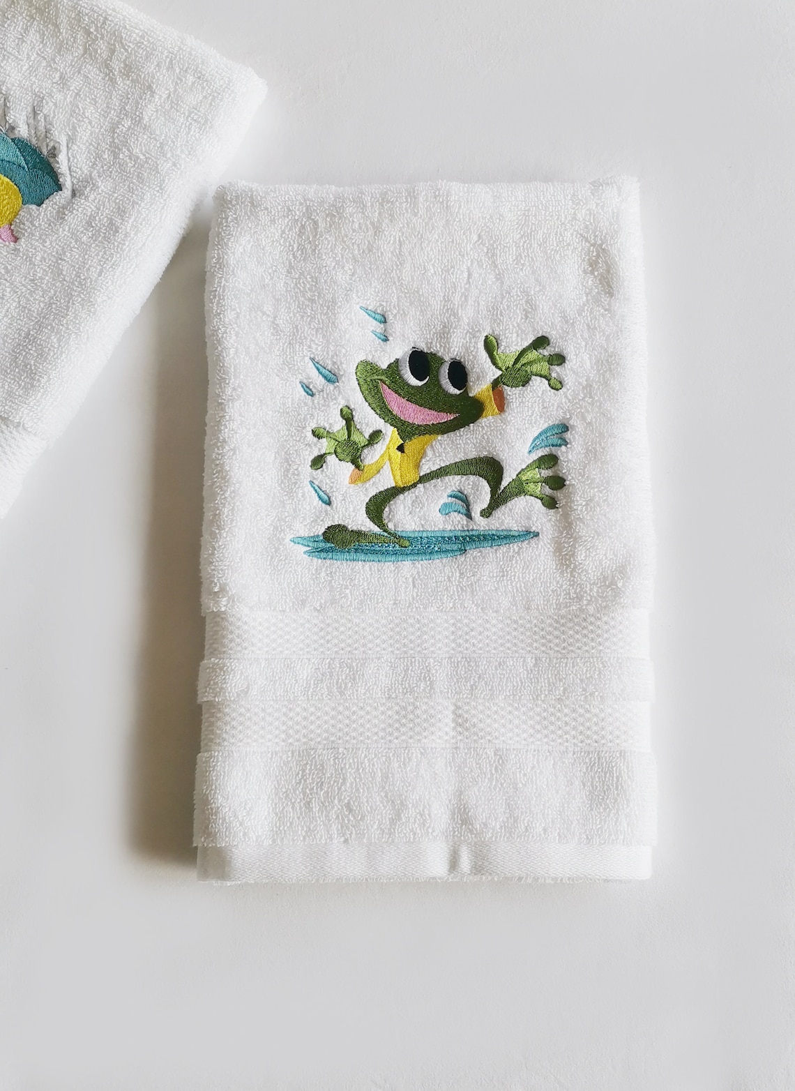 Personalised Embroidery Hand Kids Towels/ 100 Soft Cotton Etsy