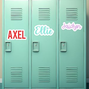Personalized Magnet for Locker, Name Magnet for Fridge, Refrigerator Magnet, Locker Magnet, Custom Magnet for Kids, Magnetic Locker Decor