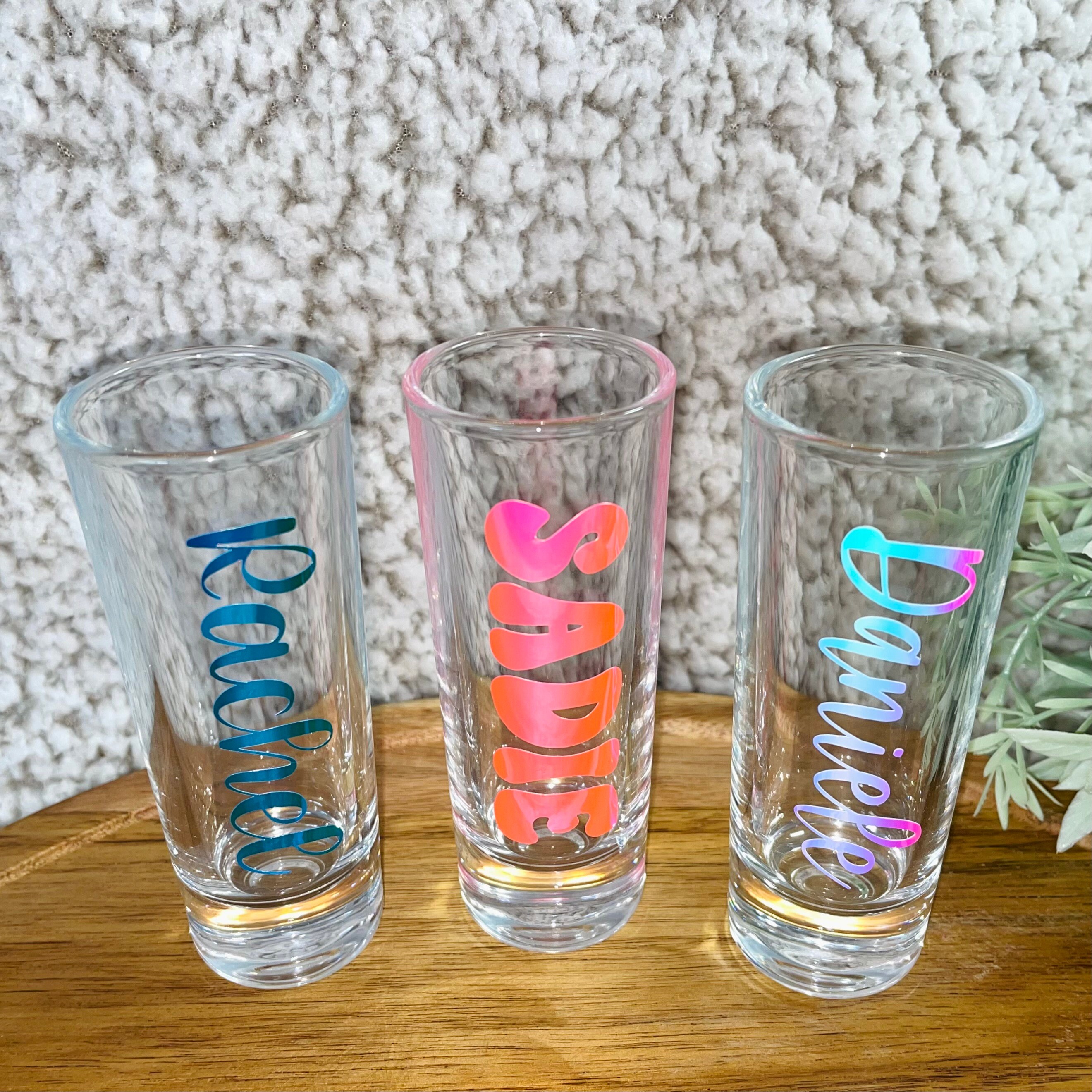 Squared Double Personalized Shot Glass - Home Wet Bar