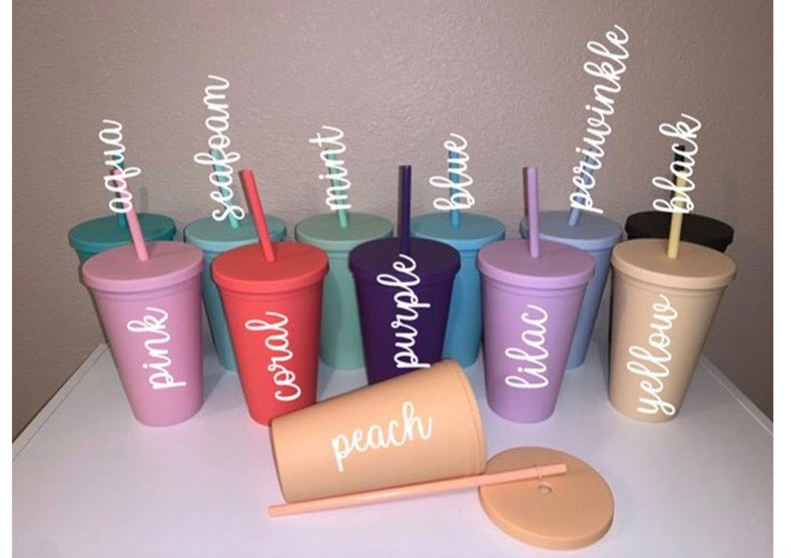 Vaso personalizado con nombre nombre personalizado en vaso | Etsy