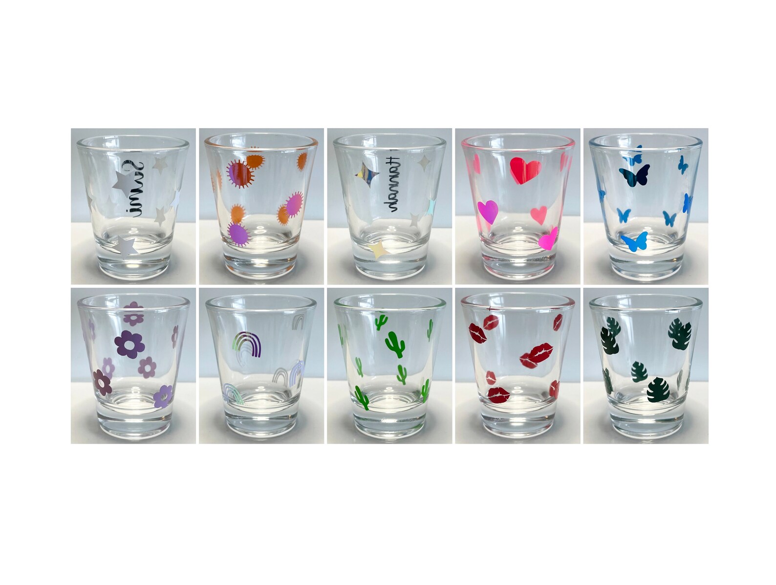 Cute Shot Glasses Personalized 2oz Custom Shot Glass Bulk Etsy