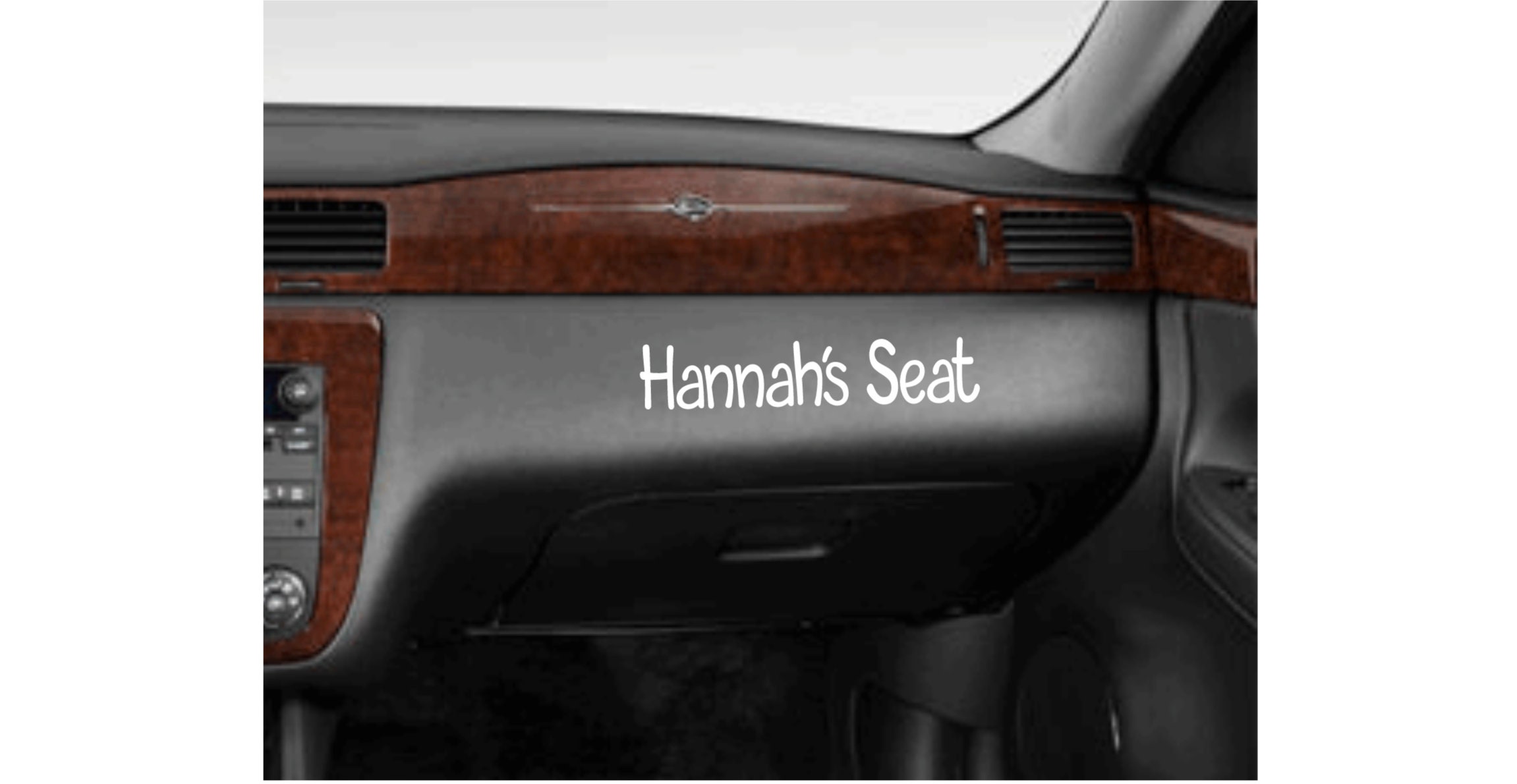 Girlfriends Seat Sticker for Car Car Sticker Name Decal for Etsy