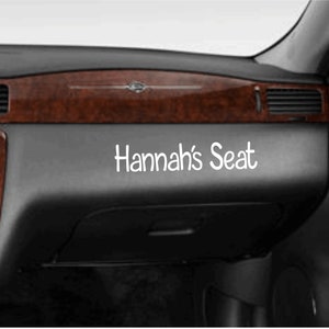 Girlfriends Seat Sticker for Car Car 