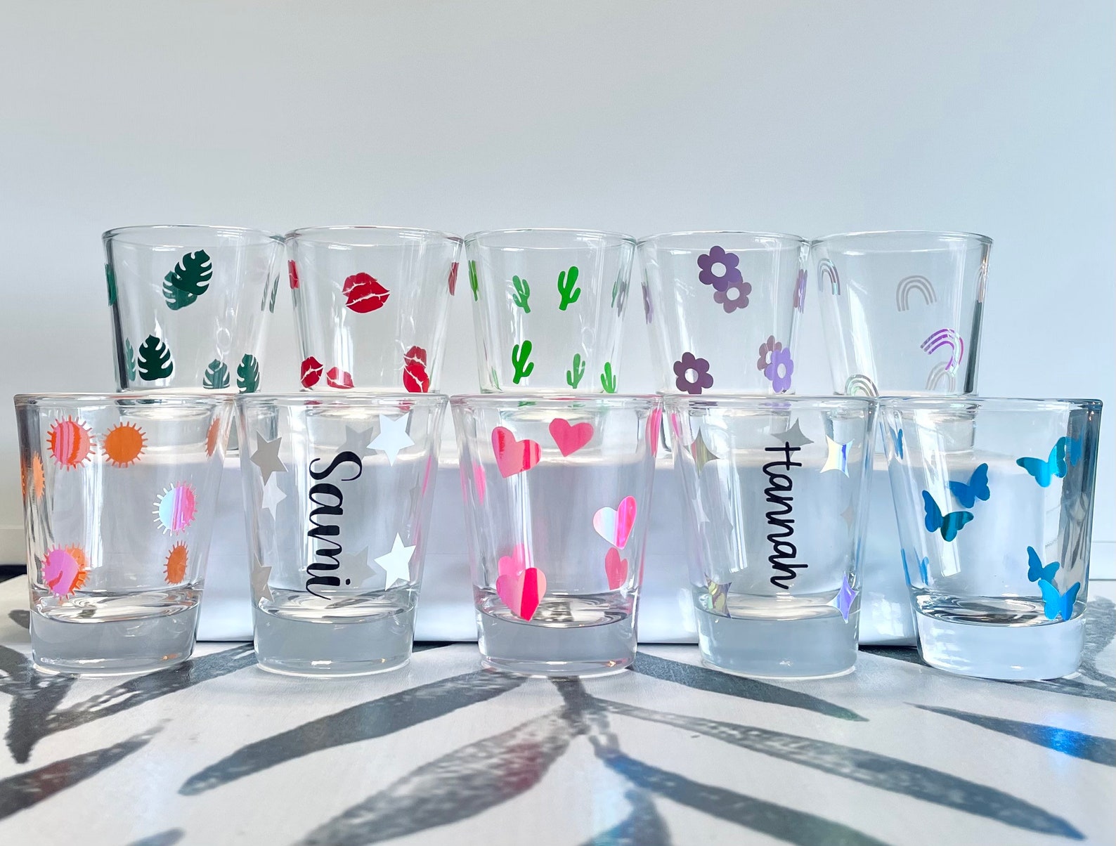 Cute Shot Glasses Personalized 2oz Custom Shot Glass Bulk Etsy