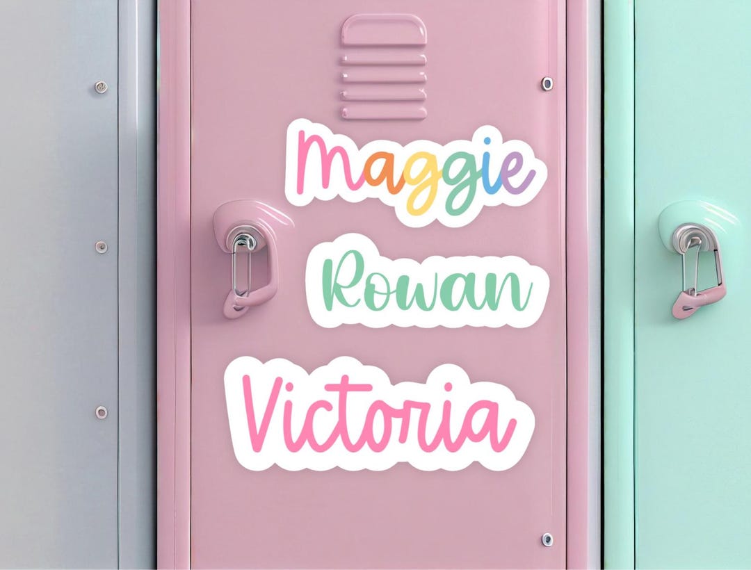 Personalized Magnet for Locker, Name Magnet for Fridge, Refrigerator ...
