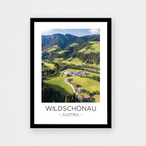 Wildschönau Print | Wildschönau Travel, Austria, Austria Print, Tyrol, Travel Poster, Travel Gift, Wall Décor, Wanderlust Gift