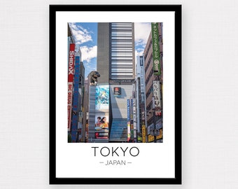 Tokyo Print | Tokyo Travel, Tokyo Wall Art, Tokyo Poster, Japan, Japan Print, Travel Poster, Travel Gift, Wall Décor, Wanderlust Gift