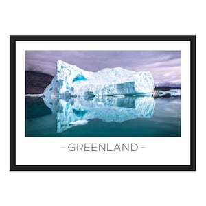Grönland Poster | Grönland Poster, Grönland Kunst, Eisberg, Reiseposter, Reisegeschenk, Wanddeko, Geschenk, Winter, Nuuk, Urlaub, Urlaub