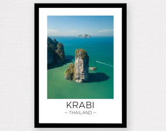 Krabi Print | Thailand, Krabi Travel, Krabi Wall Art, Krabi Poster, Travel Poster, Travel Gift, Wall Décor, Photograph, Wanderlust Gift