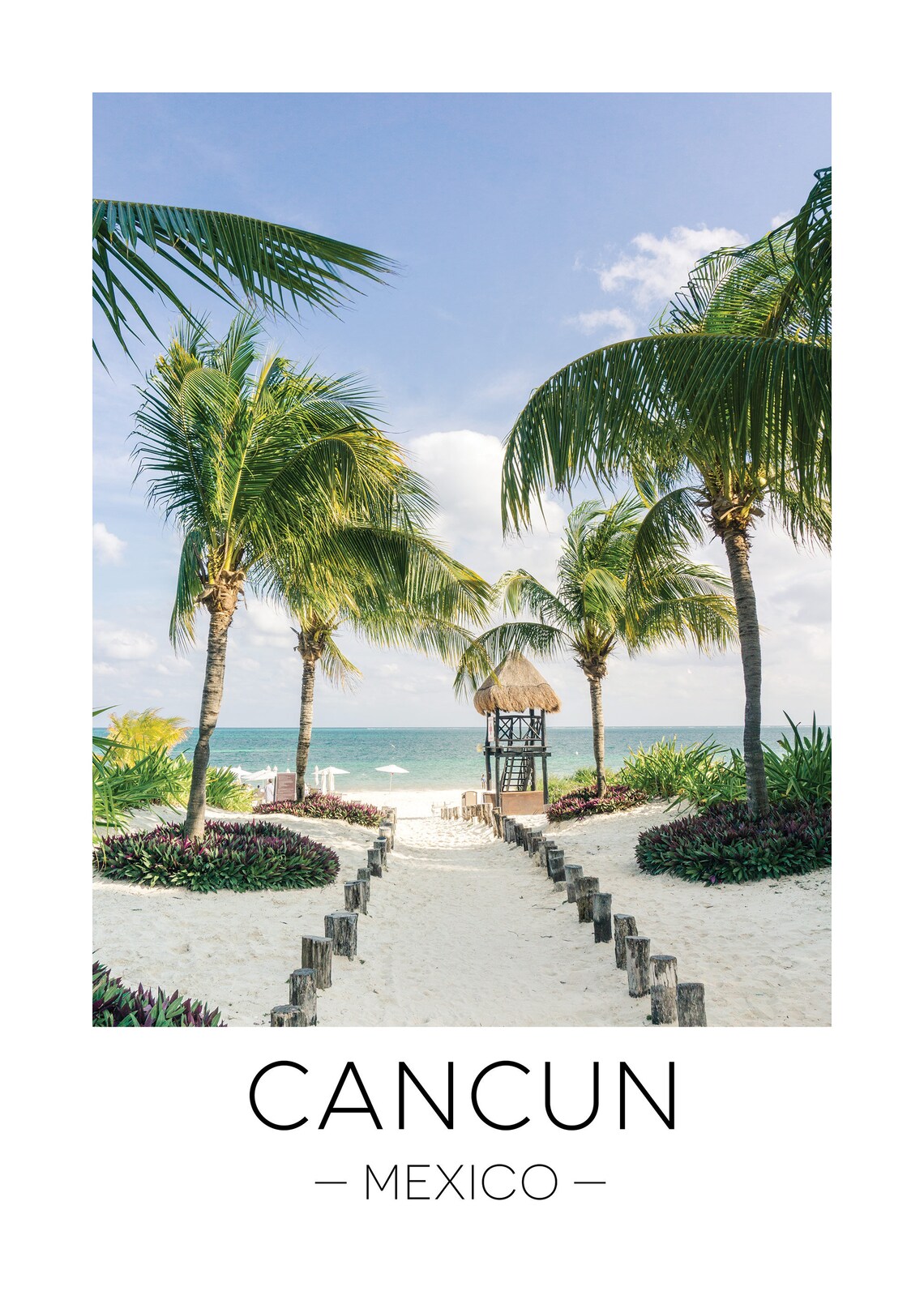 Cancun Print Cancun Travel Poster Cancun Wall Art Mexico Etsy UK