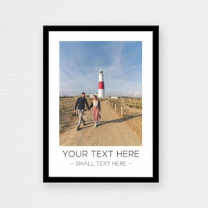 Custom Photo Print | Personalised Print, Customised Print, Custom Quote, Custom Poster, Wanderlust Gift, Wedding Gift, Birthday Gift