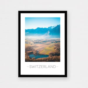 Switzerland Print | Montreux Print, Montreux Wall Art, Switzerland, Switzerland Travel, Travel Poster, Travel Gift, Wall Décor