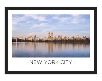 NYC Print | New York City Print, Central Park Print, New York Poster, Central Park Poster, USA Travel Poster, Travel Gift, Wall Décor,