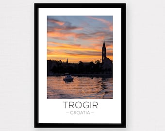 Trogir Print | Trogir Travel, Trogir Wall Art, Croatia, Croatia Print, Travel Poster, Travel Gift, Wall Décor, Wanderlust Gift