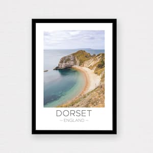 Dorset Print | Dorset Travel, England Wall Art, Durdle Door Travel Poster, England Print, Wall Décor, Photograph, Wanderlust Travel Gift