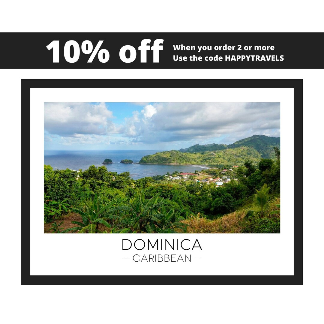 Dominica Print Dominica Poster Dominica Art Dominica Etsy