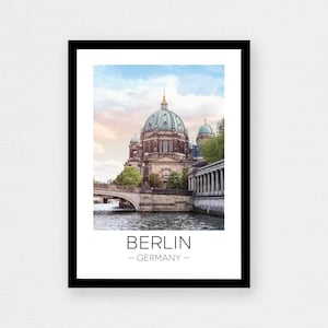 Berlijnse print | Reizen Berlijn, Berlijnse muurkunst, Berlijn poster, Berlijn Duitsland Duitsland reisposter, reiscadeau, wanddecoratie, reislustcadeau