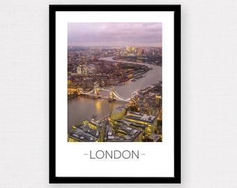 London Print | London Travel, London Wall Art, London Aerial, Travel Poster, London England Print, City, Wall Décor, Photograph, Wanderlust