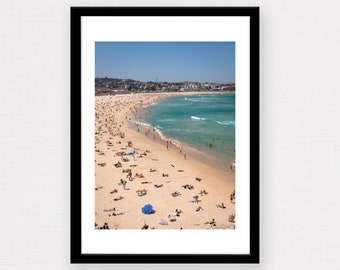 Bondi Beach Print | Bondi Beach Travel, Bondi Beach Photo, Sydney Print, Australia, Bondi Travel Poster, Travel Gift, Wall Décor, Gift