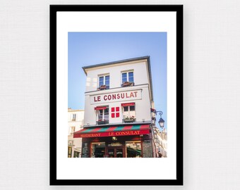 Paris Print | Paris Travel Poster, France Travel, Paris Wall Art, France Print, Wall Décor, Photograph, Montmartre, Wanderlust, Travel Gift