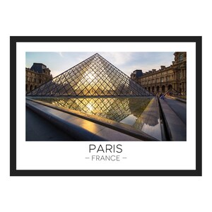 Paris Print | Paris Travel Poster, Louvre Print, France Print, Paris Wall Art, France Poster, Photograph, Wanderlust Gift, Paris Travel Gift