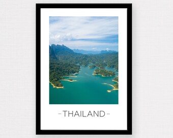 Thailand Print | Khao Sok Print, Khao Sok Thailand Wall Art, Travel Poster, Wall Décor, Photograph, Wanderlust Gift, Thailand Travel Gift