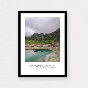Costa Rica Print | Costa Rica Travel, Costa Rica Wall Art, Costa Rica Poster, Central America Print, Travel Poster, Wall Décor, Travel Gift