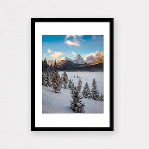 Alberta Print | Alberta Travel, Rocky Mountains Wall Art, Alberta Canada Print, Travel Poster, Travel Gift, Wall Décor, Wanderlust Gift