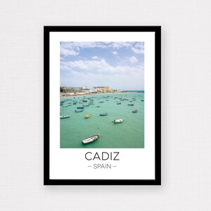 Cadiz Print | Cadiz Travel, Cadiz Wall Art, Cadiz Poster, Spain Print, Spain Travel Poster, Wall Décor, Photograph, Travel Gift, Beach