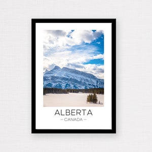 Alberta Print | Alberta Travel, Alberta Wall Art, Canada, Canada Print, Travel Poster, Travel Gift, Wall Décor, Wanderlust Gift