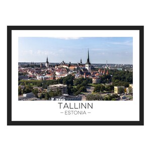 Tallinn Print | Tallinn Poster, Tallinn Art, Estonia Print, Estonia Poster, Travel Poster, Travel Gift, Colourful Print, Gift, City, Skyline