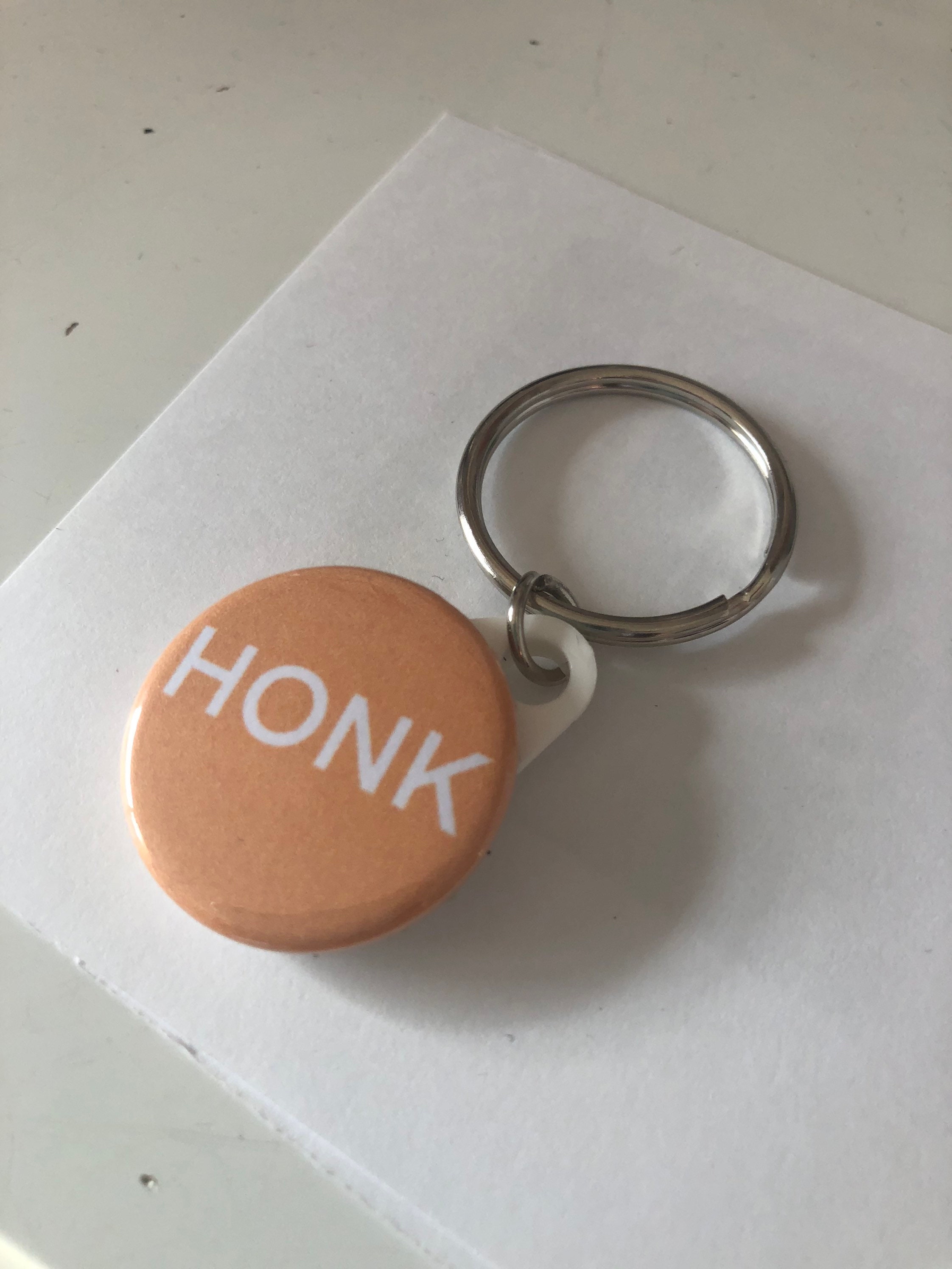 Honk keyring 25mm untitled goose key chain Etsy