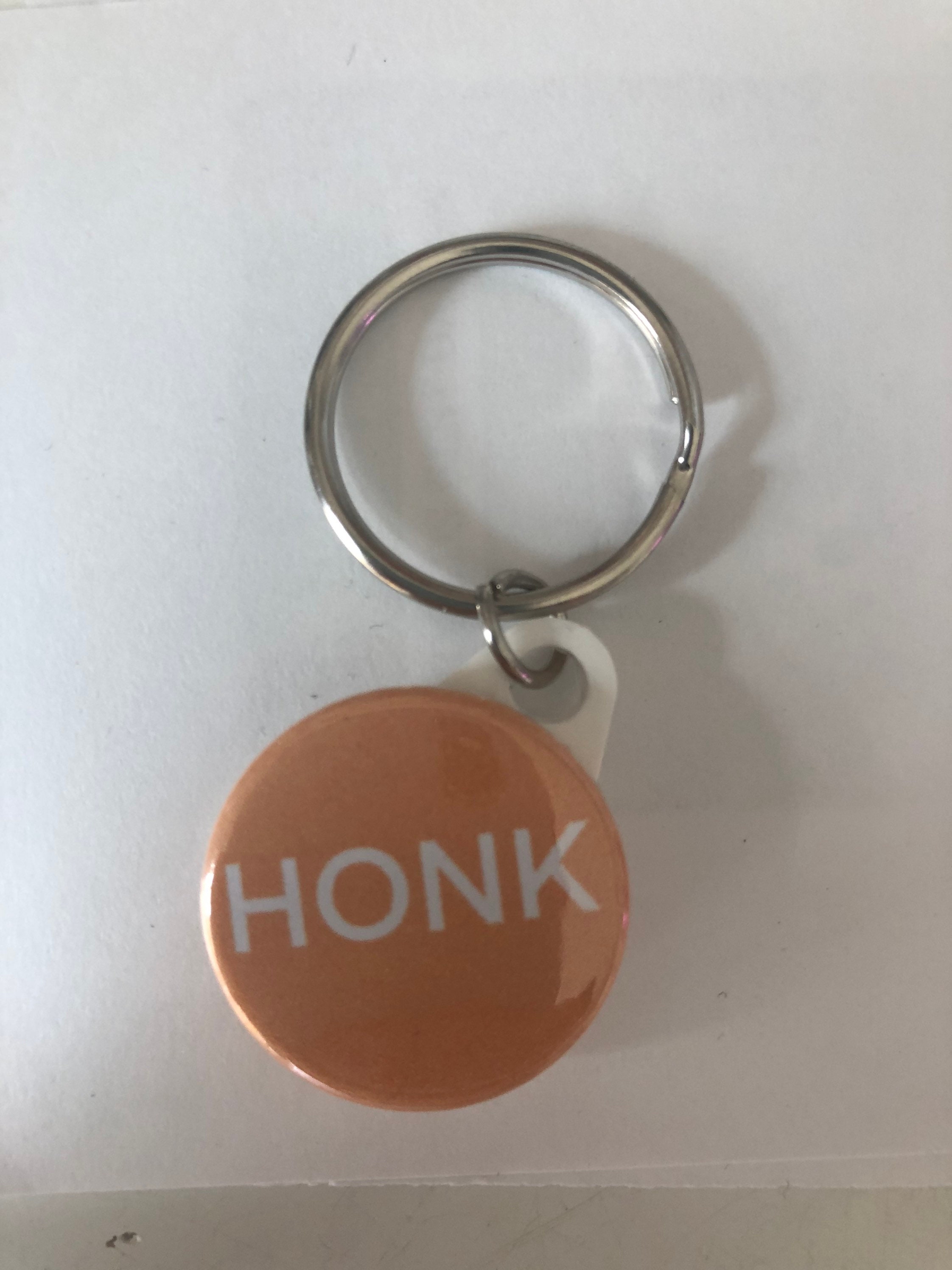 Honk Keyring 25mm Untitled Goose Key Chain Etsy