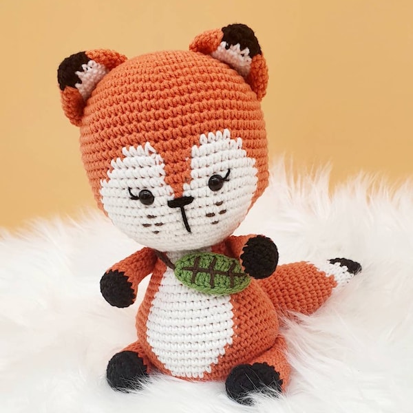 Amigurumi Fox Crocheted Cuddly Toy Crocheted