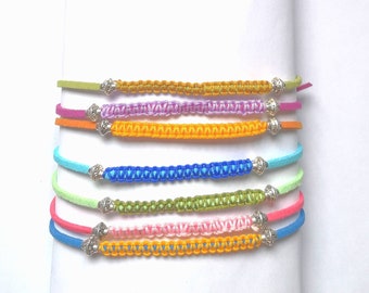 Bracelet en daim à motifs Macrame/ bracelet d’amitié