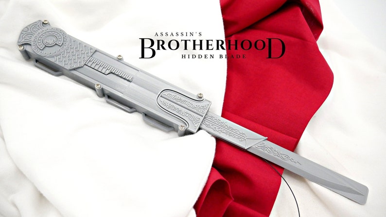 V2 Assassin's Brotherhood Ezio Auditore Hidden Blade Grey image 1