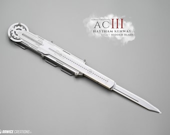 V2 Assassin's AC III Haytham Kenway Hoja oculta del brazo DERECHO