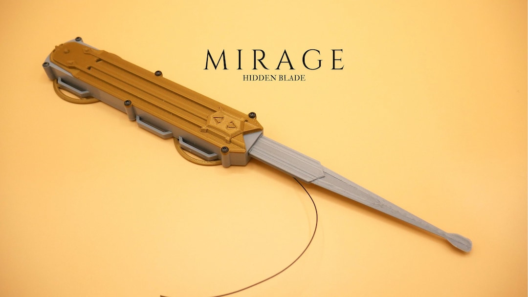V2 Assassin's Mirage Basim Hidden Blade Etsy