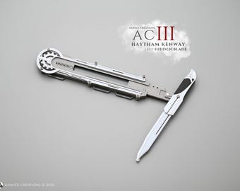 V2 Assassin's AC III Haytham Kenway Brazo IZQUIERDO Pivote Hoja Oculta