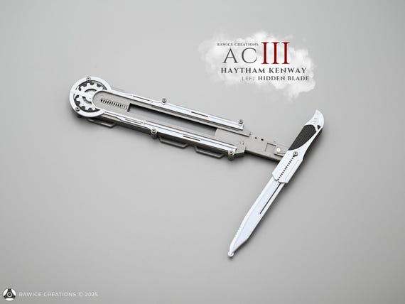 V2アサシンのAC III ヘイサム・ケンウェイ 左腕ピボット 隠し刃 - Etsy