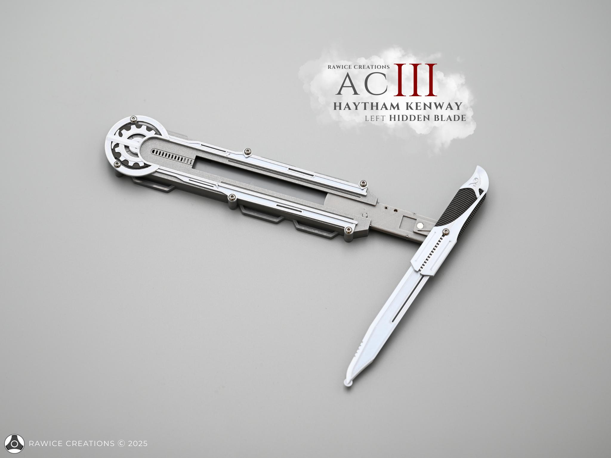 V2アサシンのAC III ヘイサム・ケンウェイ 左腕ピボット 隠し刃 - Etsy