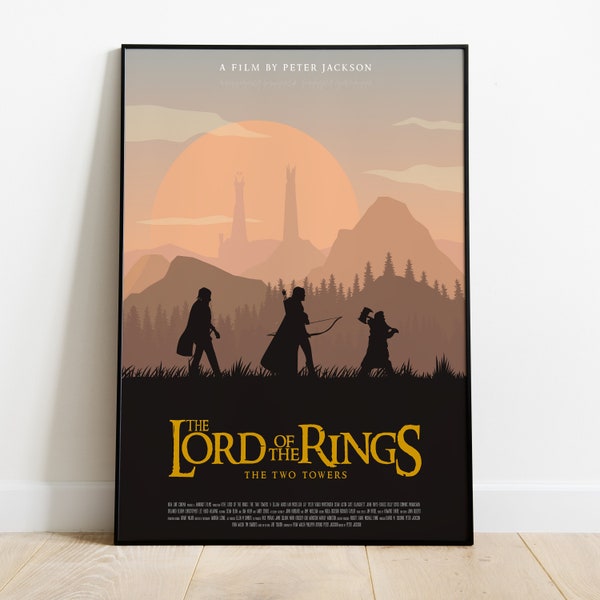 le seigneur des anneaux poster minimalist The lord of the rings