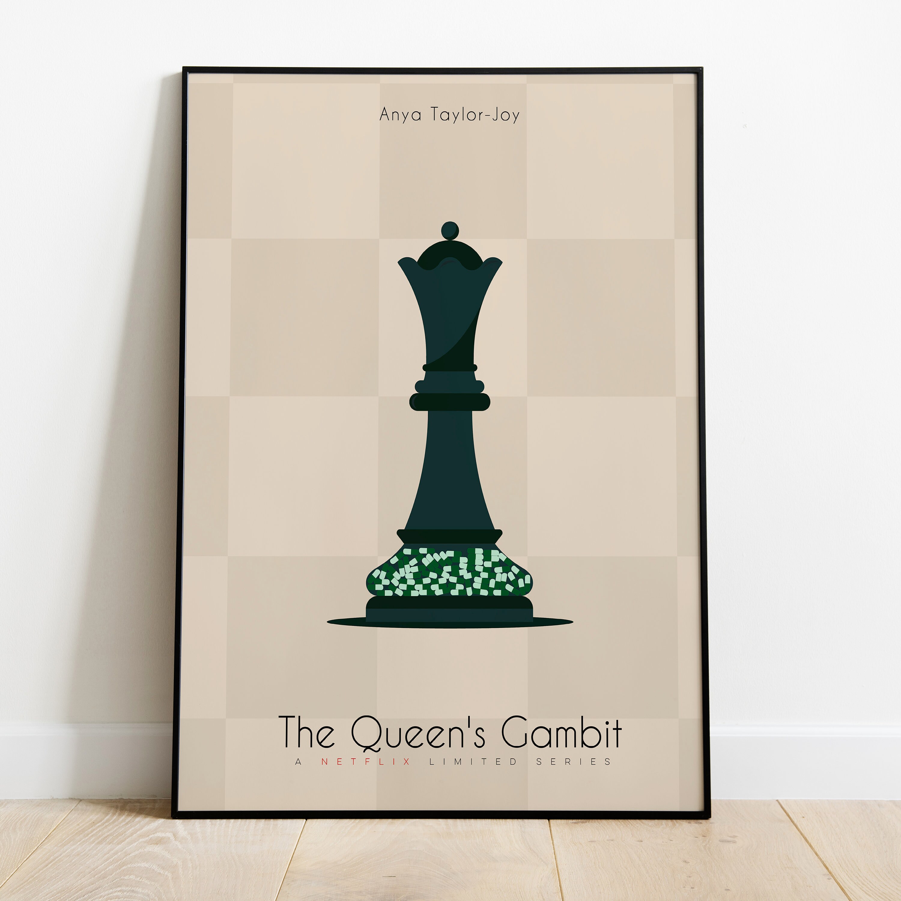 The Queen's Gambit Poster Minimaliste