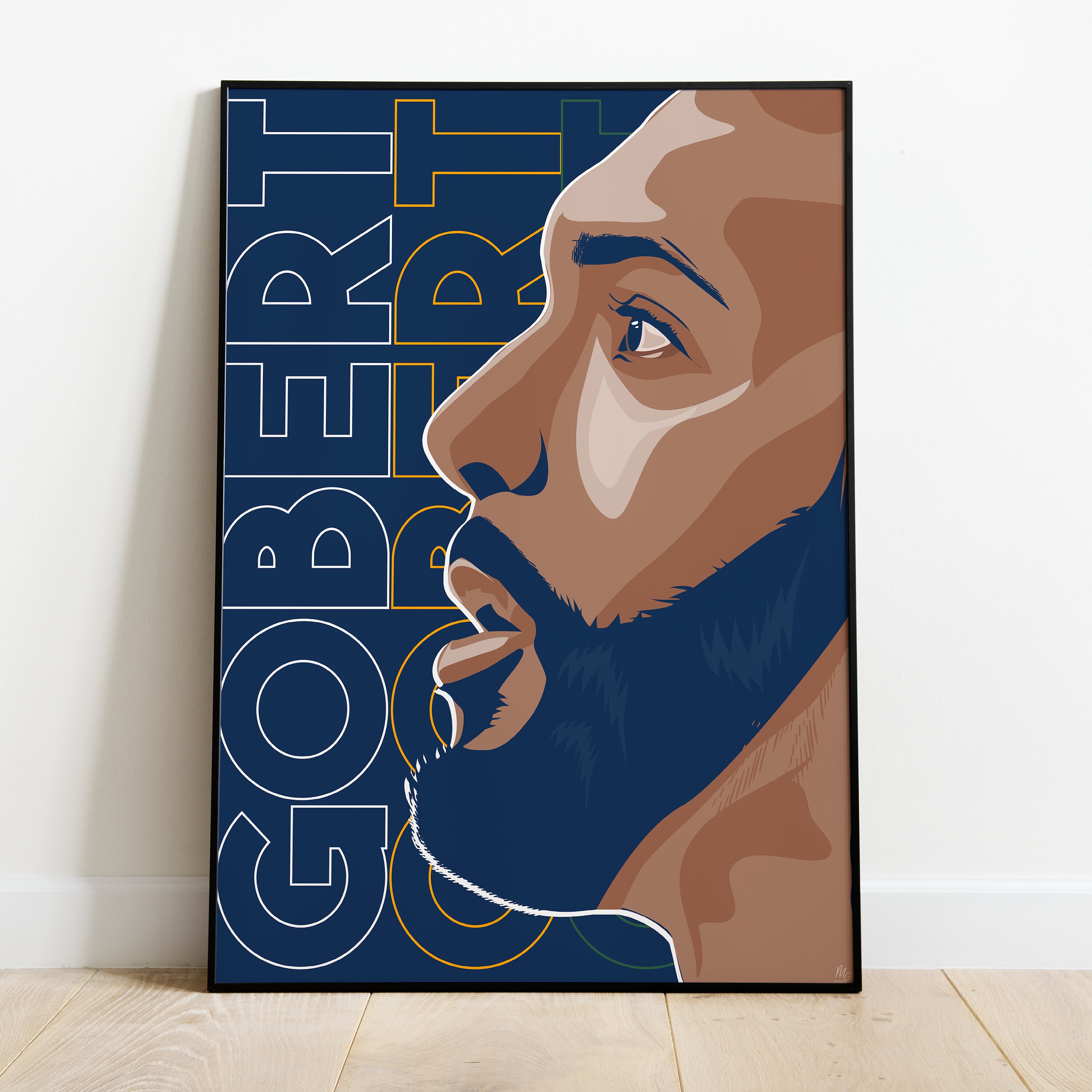 Rudy Gobert Poster Minimalist