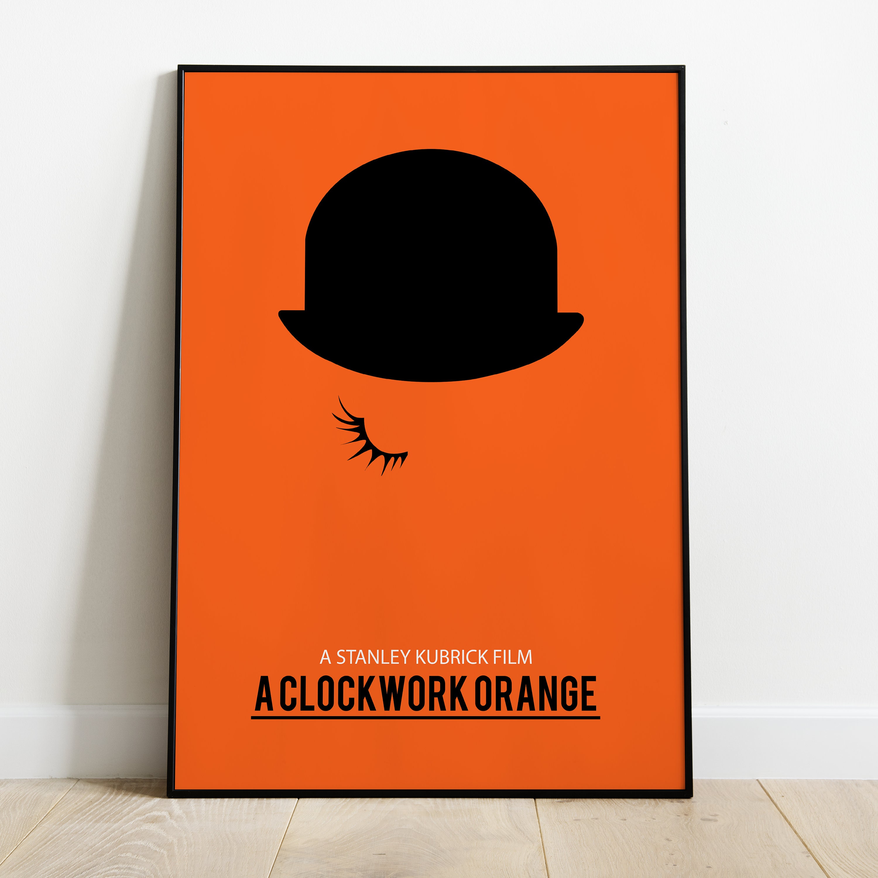 Orange Mécanique Poster Minimaliste