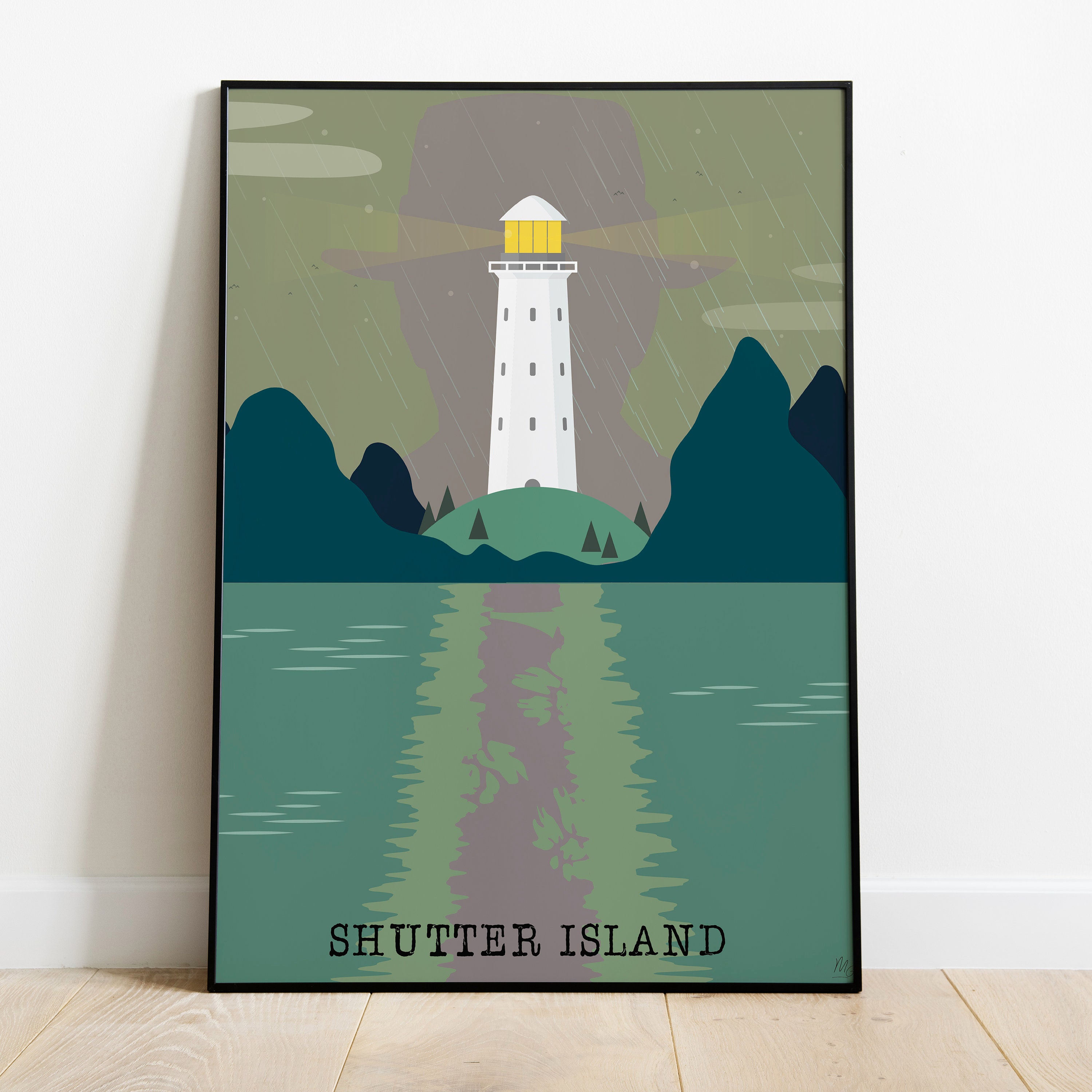 Poster Minimalist Shutter Island