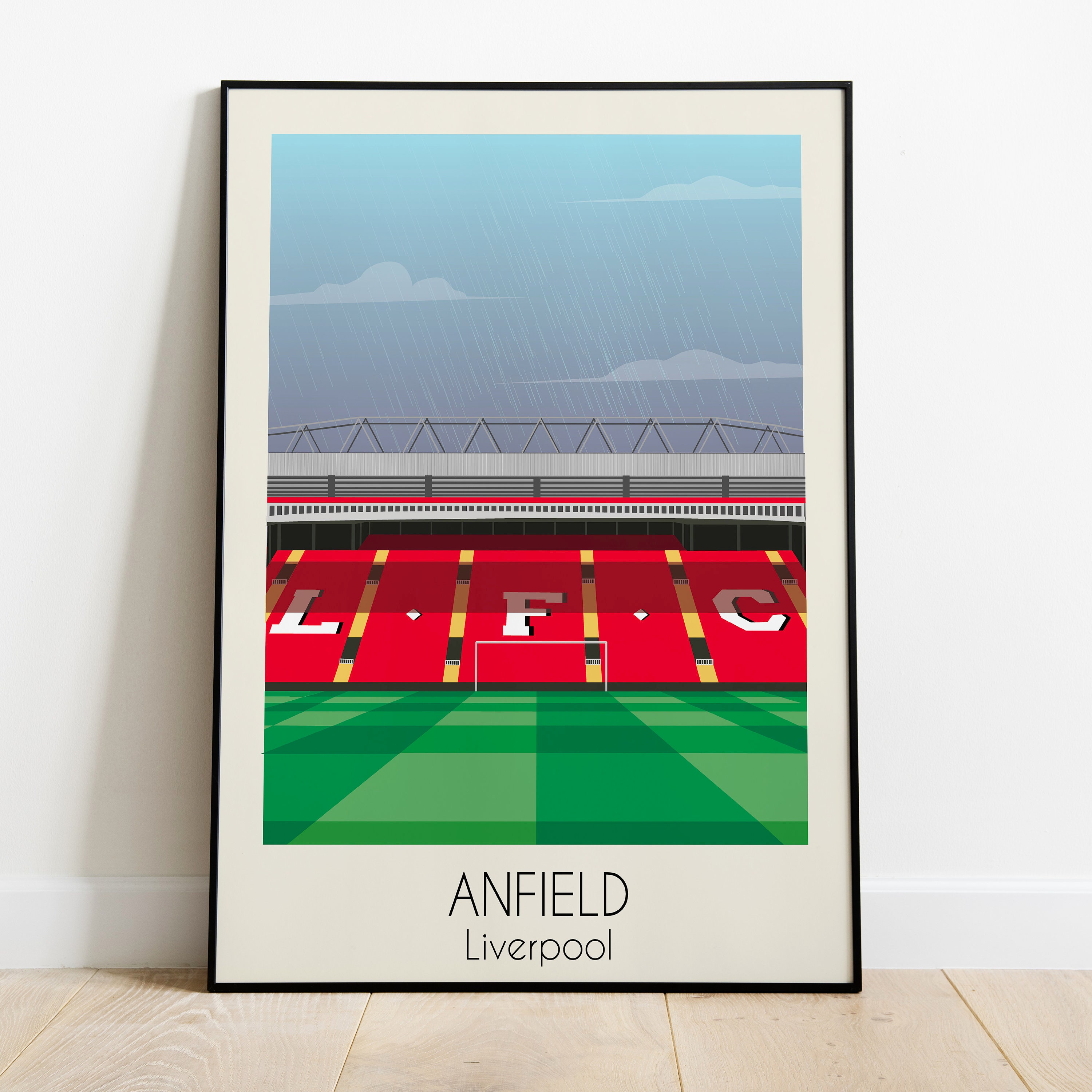 Poster Minimaliste Du Stade d'anfield